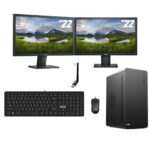 Desktop Y501 2X İ5-12400 16GB 512GB SSD 22"+ 22" Ofis OEM Paketi