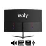 IZOLY Sindar 2456C165 24" 1ms 165Hz AMD Free Sync FHD LED HDMI DP VA Curved Oyuncu Monitör - Görsel 2