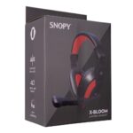 Snopy SN-633 X-BLOOM Siyah/kırmızı Kulak Üstü Gaming Oyuncu Mikrofonlu Kulaklık - Görsel 3